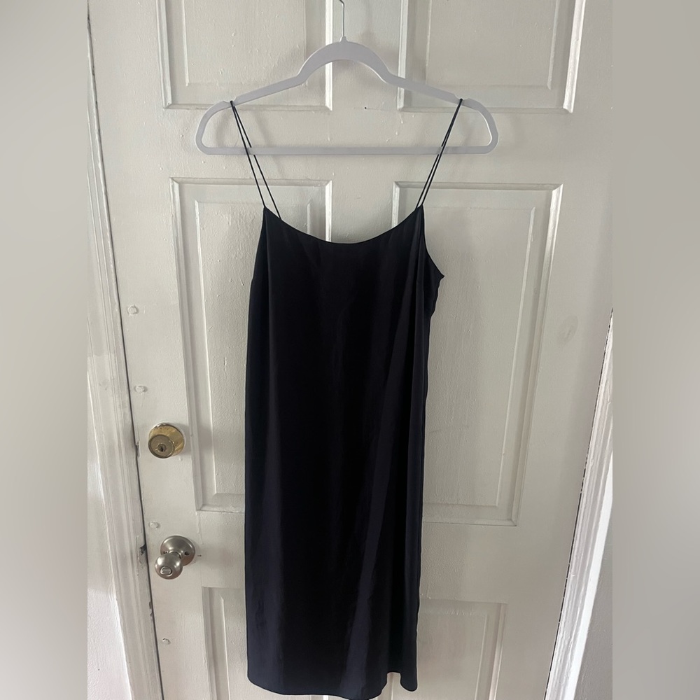 Theory midi silk dress